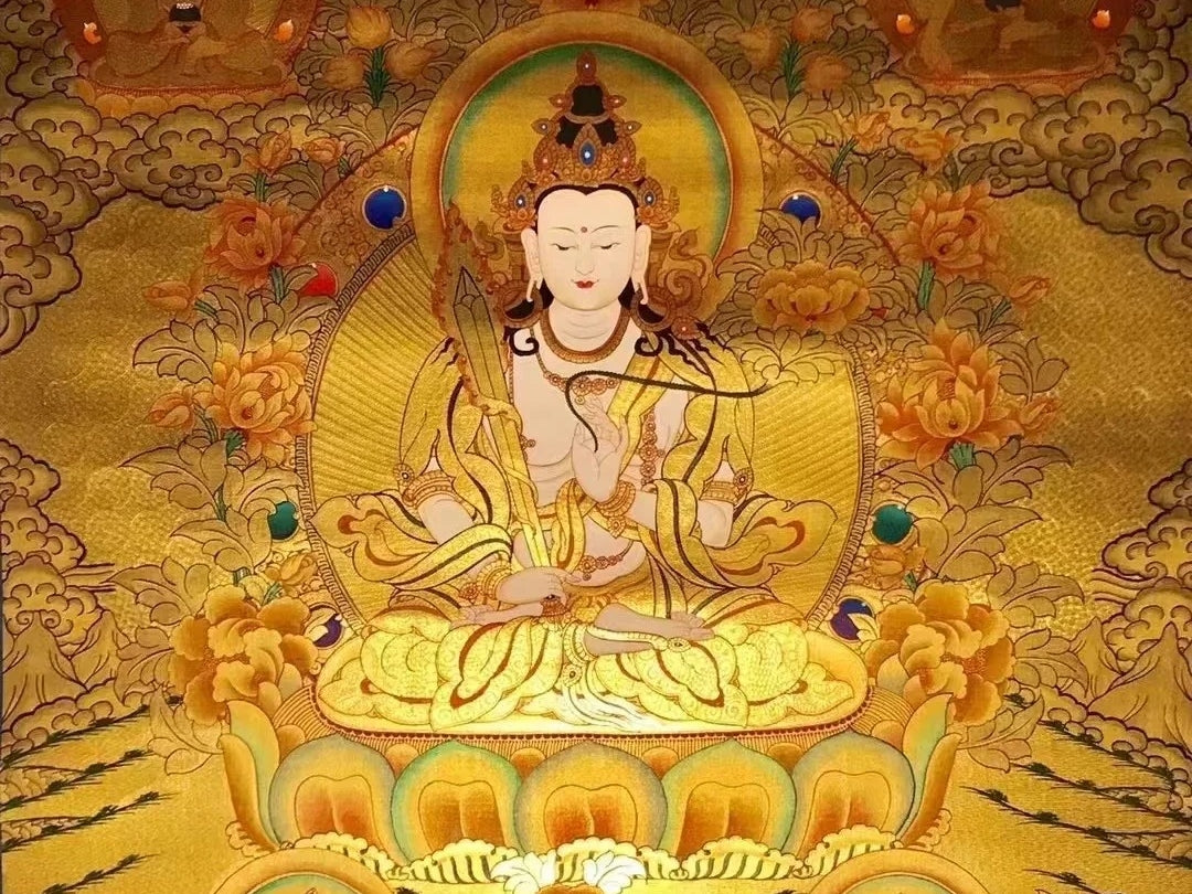 The Symbolism and Significance of Ākāśagarbha Bodhisattva: Wisdom and Wealth in Thangka Jewelry