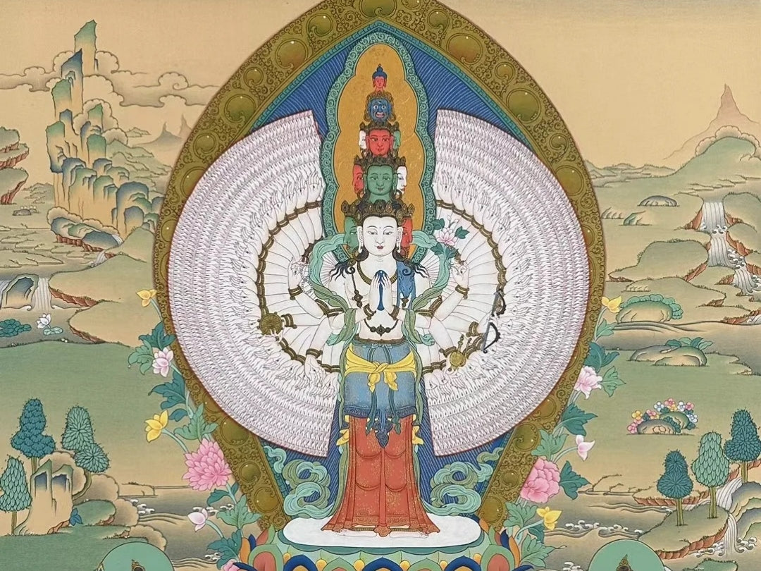 The Origins and Symbolic Meanings of the Thousand-Armed Avalokiteshvara and Four-Armed Avalokiteshvara in Buddhist Jewelry