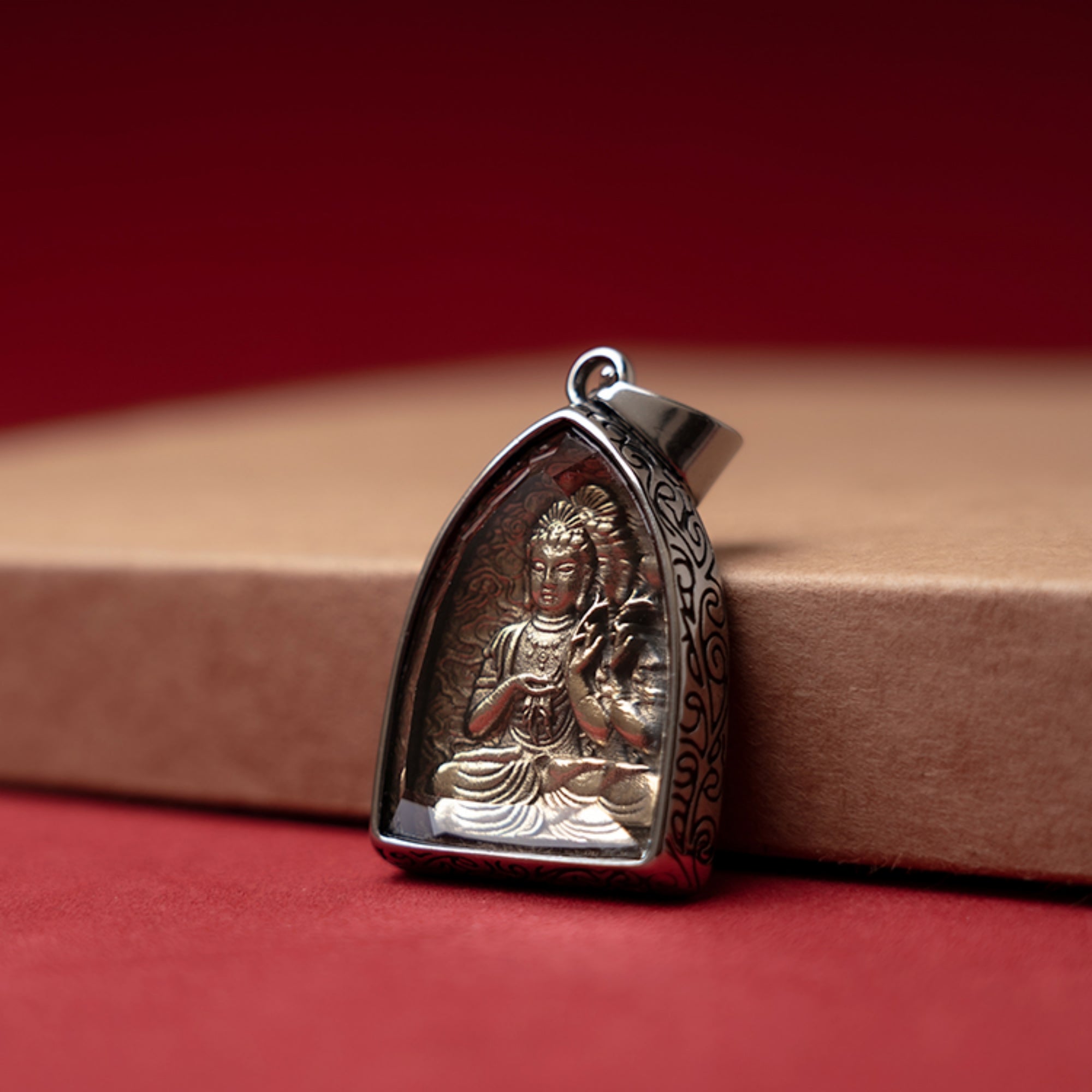 Chinese Zodiac Guardian Buddha Crystal Buddha Pendant