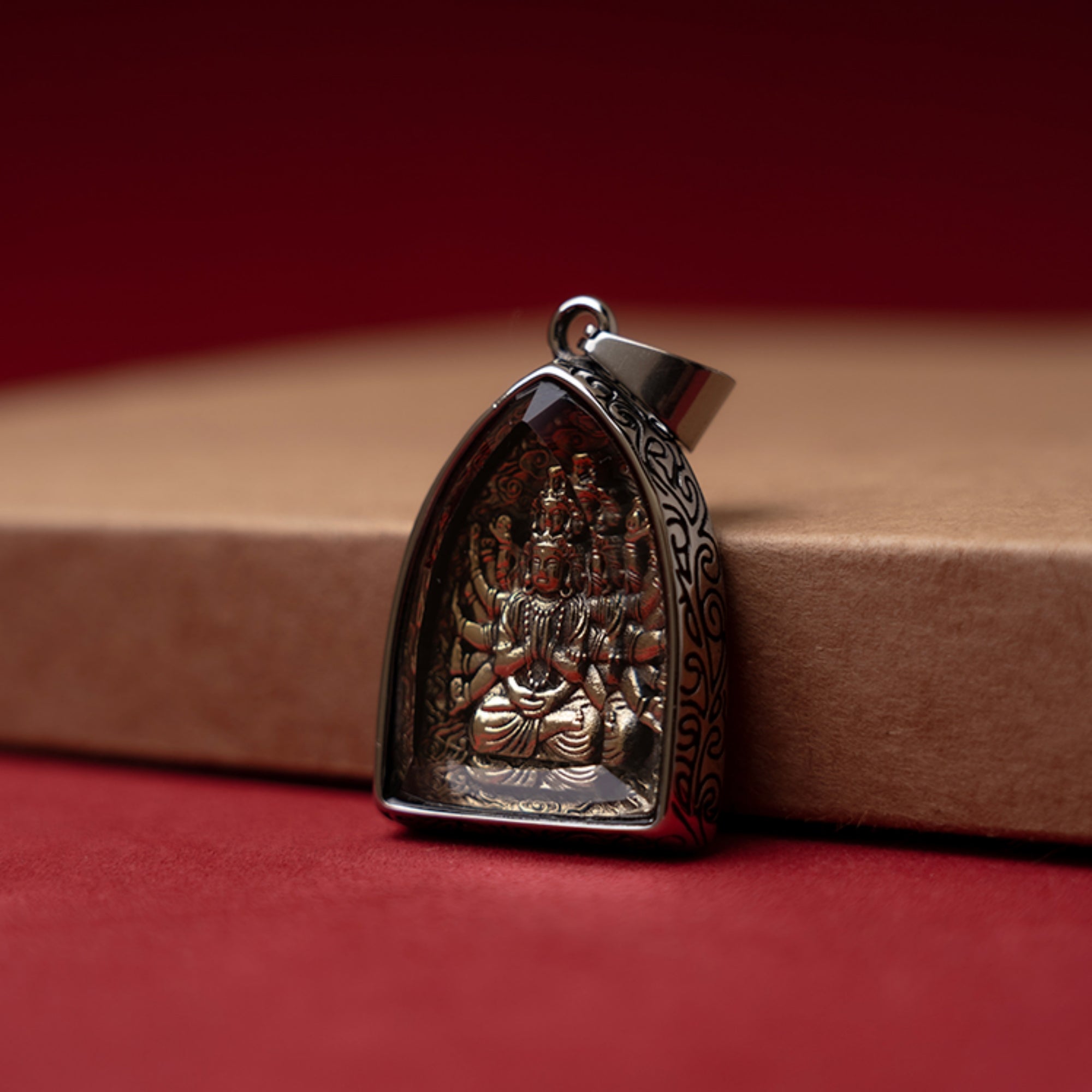 Chinese Zodiac Guardian Buddha Crystal Buddha Pendant