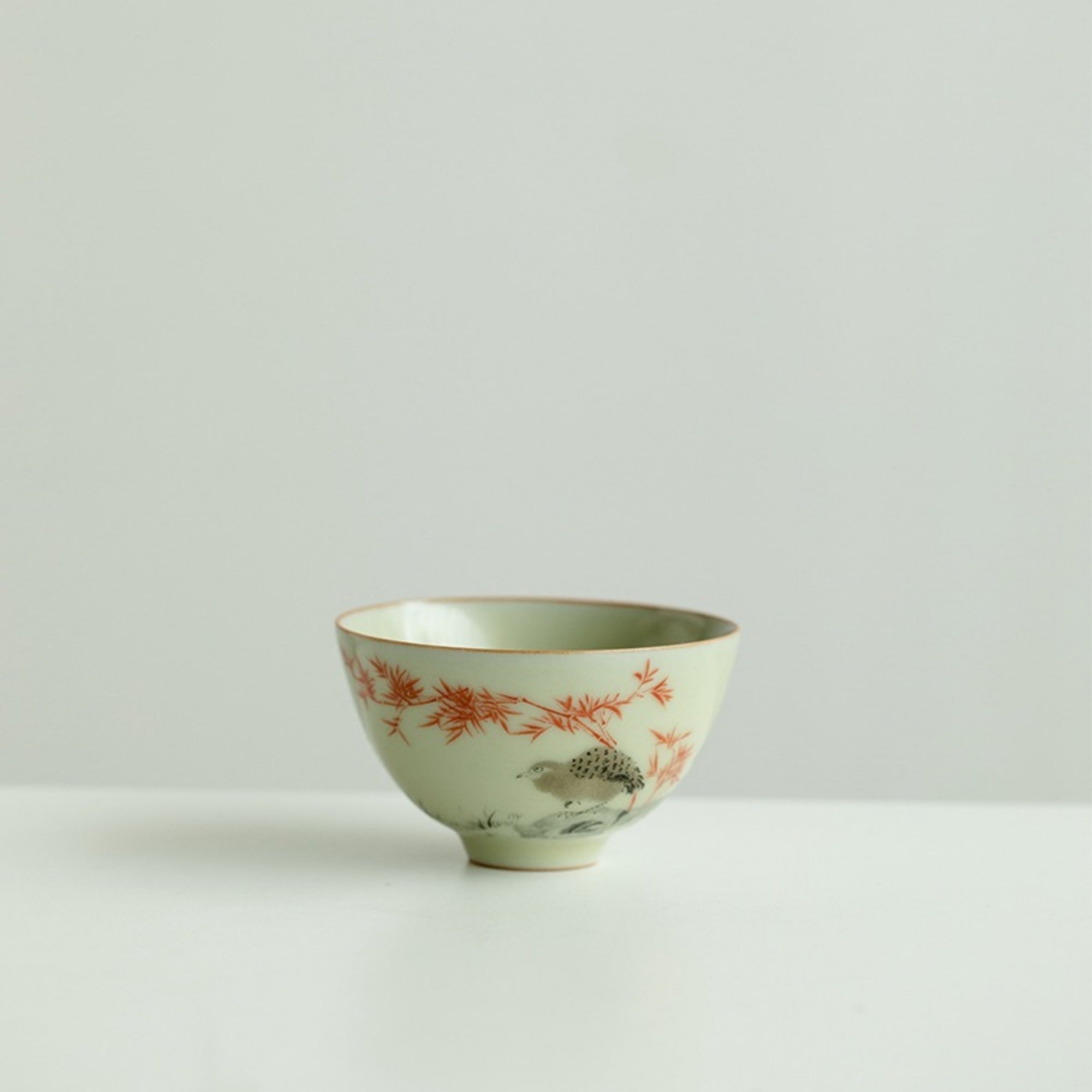 QiLing Aura Ru Kiln Handmade Ceramic Cup