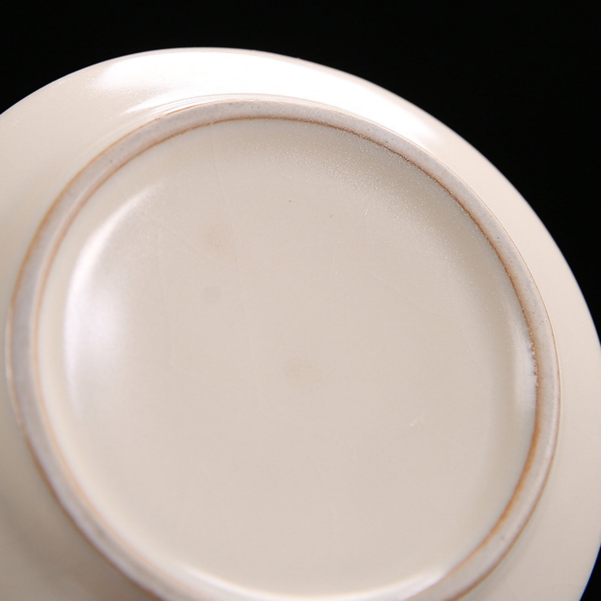 QiLing Aura Ru Kiln Crackle Glaze Handmade Ceramic Teacup