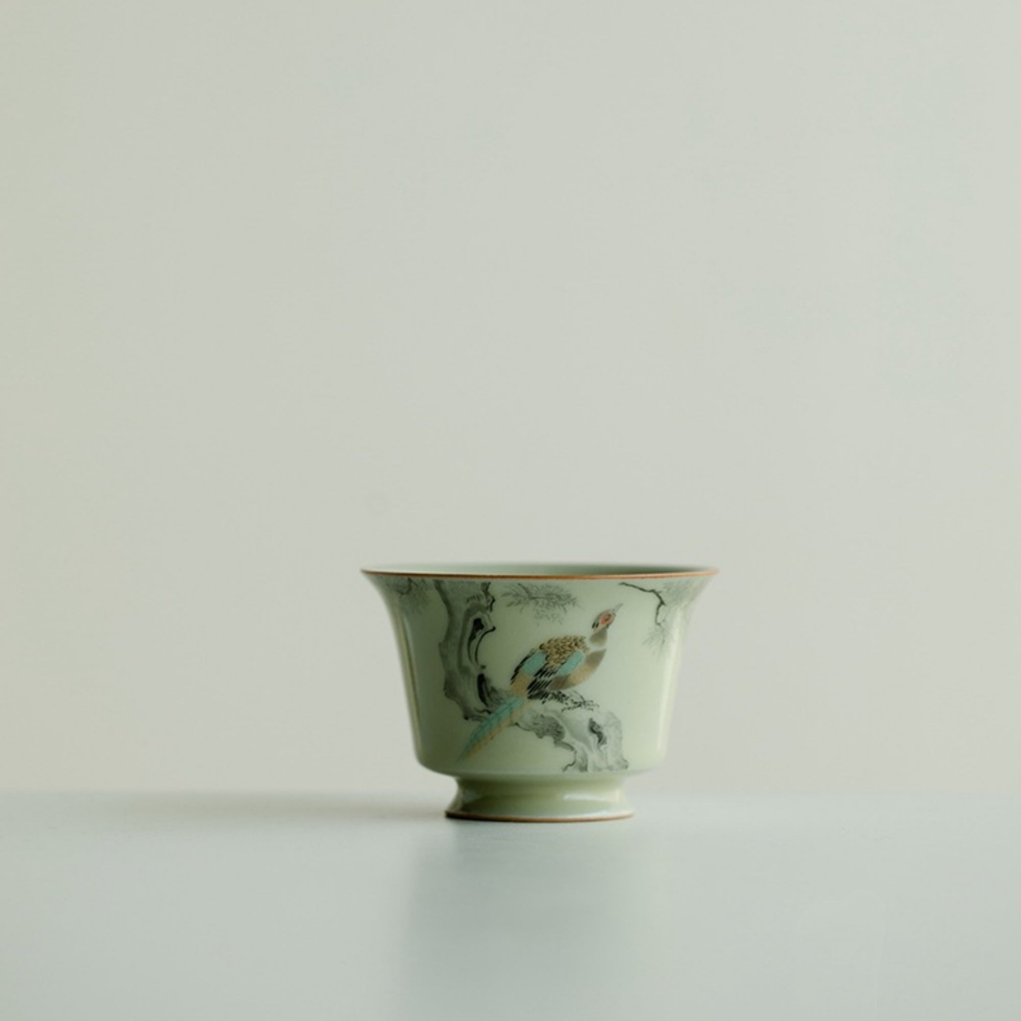 QiLing Aura Ru Kiln Household Tea Cup