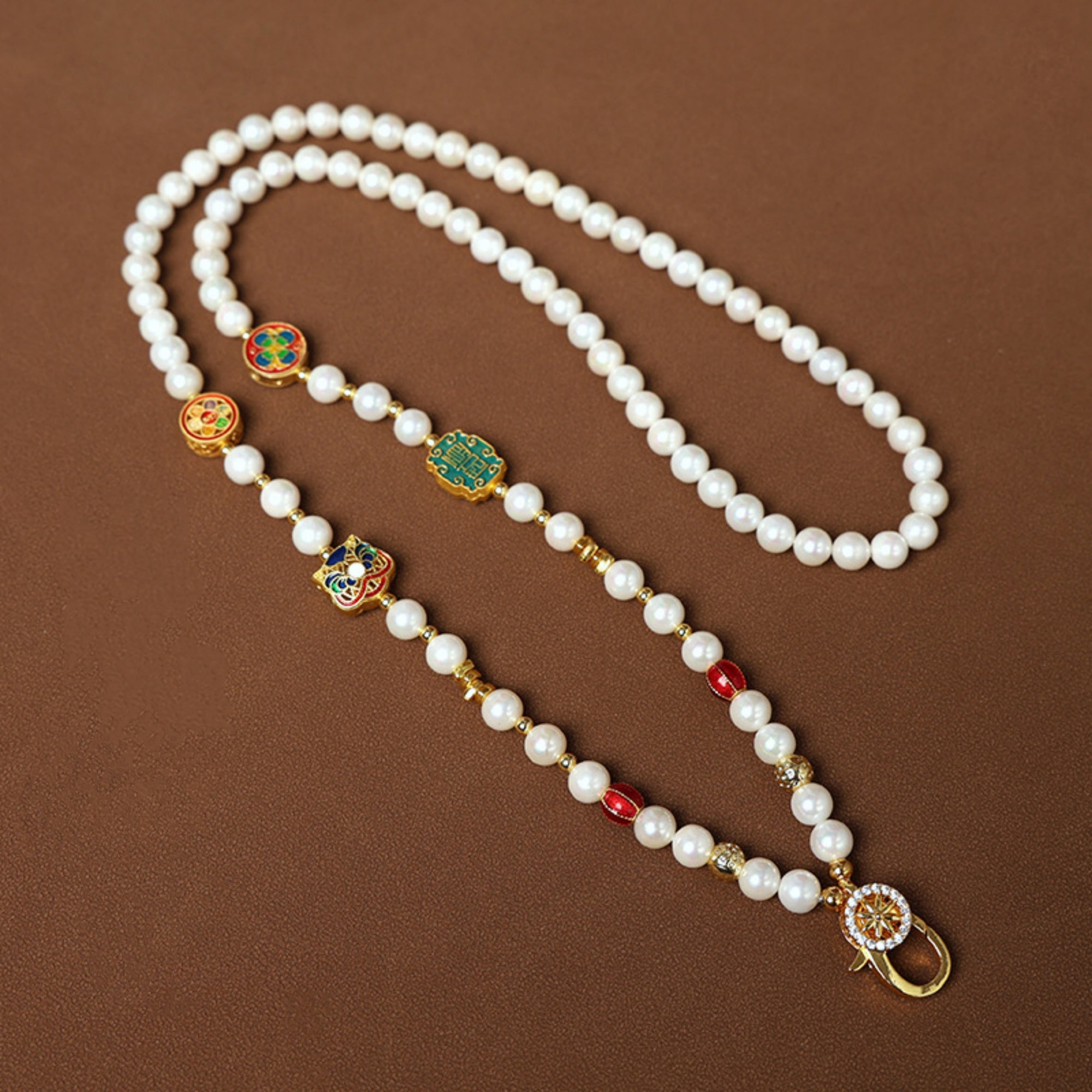 Natural Pearl Thangka Pendant Replacement Chain