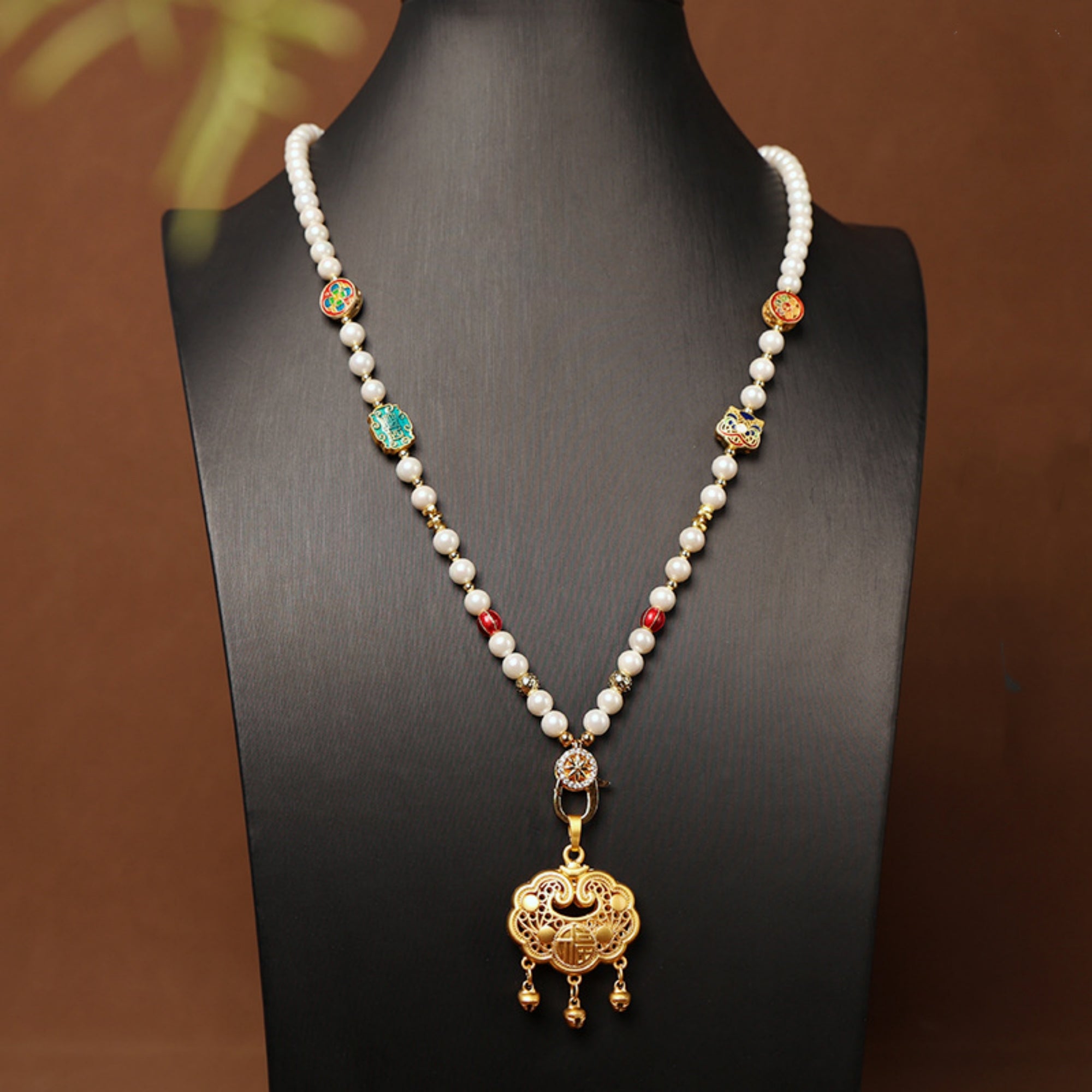 Natural Pearl Thangka Pendant Replacement Chain