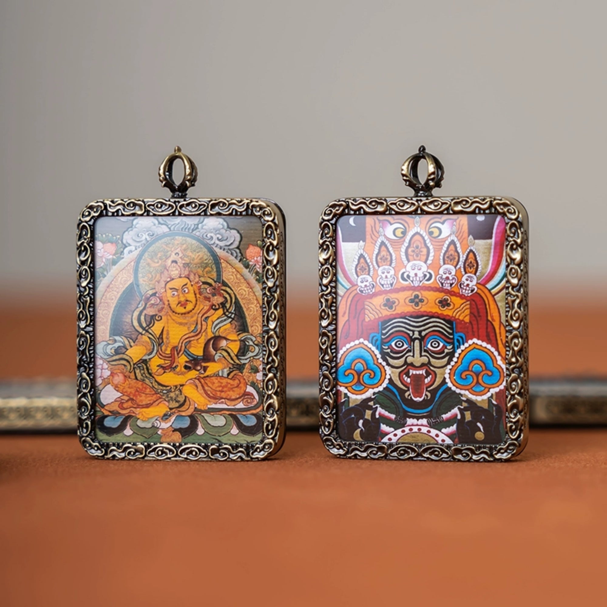 Zakiram Thangka Pendant Necklace