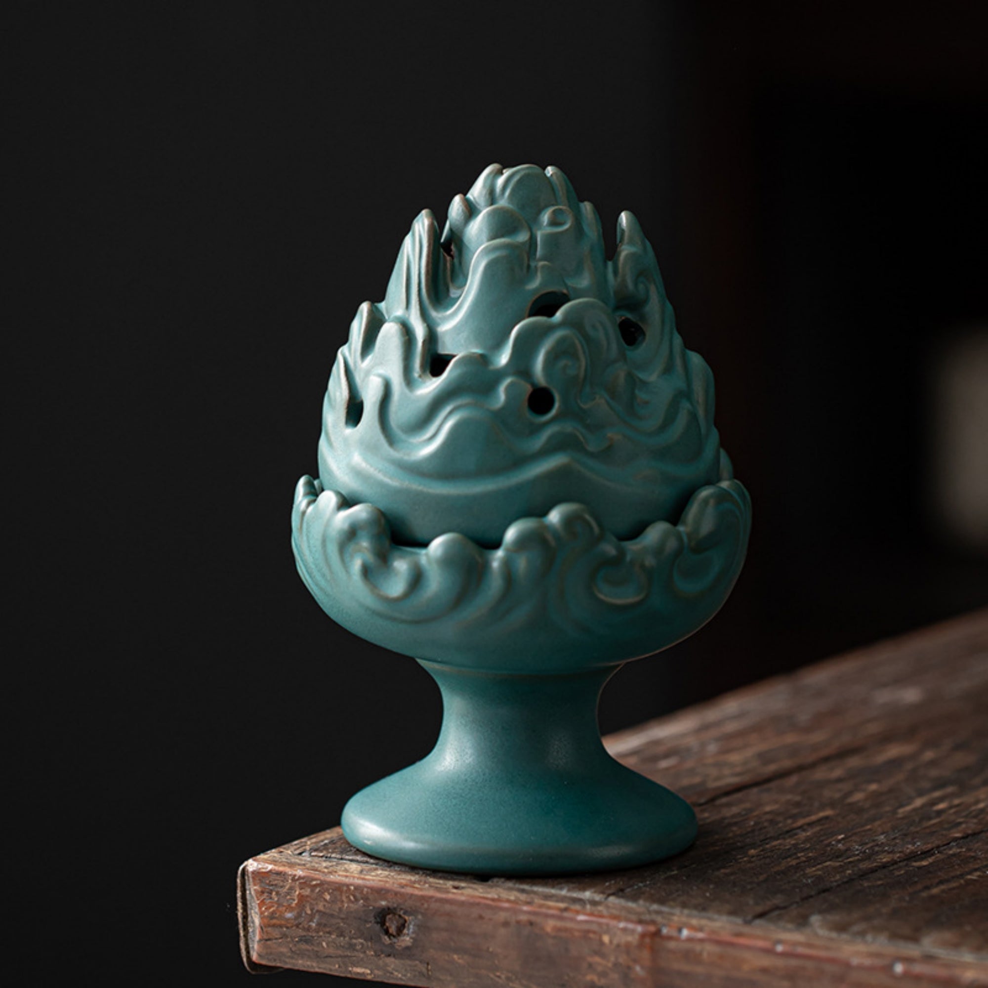 QiLing Aura Boshan Stove Ceramic Incense Burner