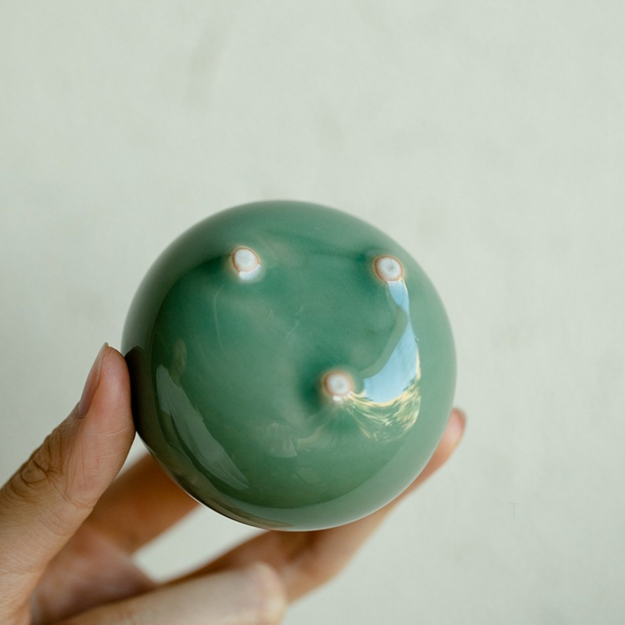 QiLing Aura Yue Kiln Celadon Zen Incense Burner