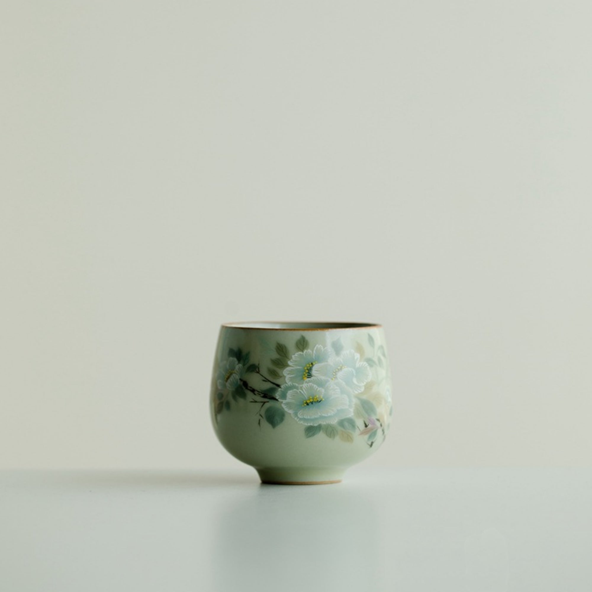 QiLing Aura Ru Kiln Handmade Ceramic Tea Cup