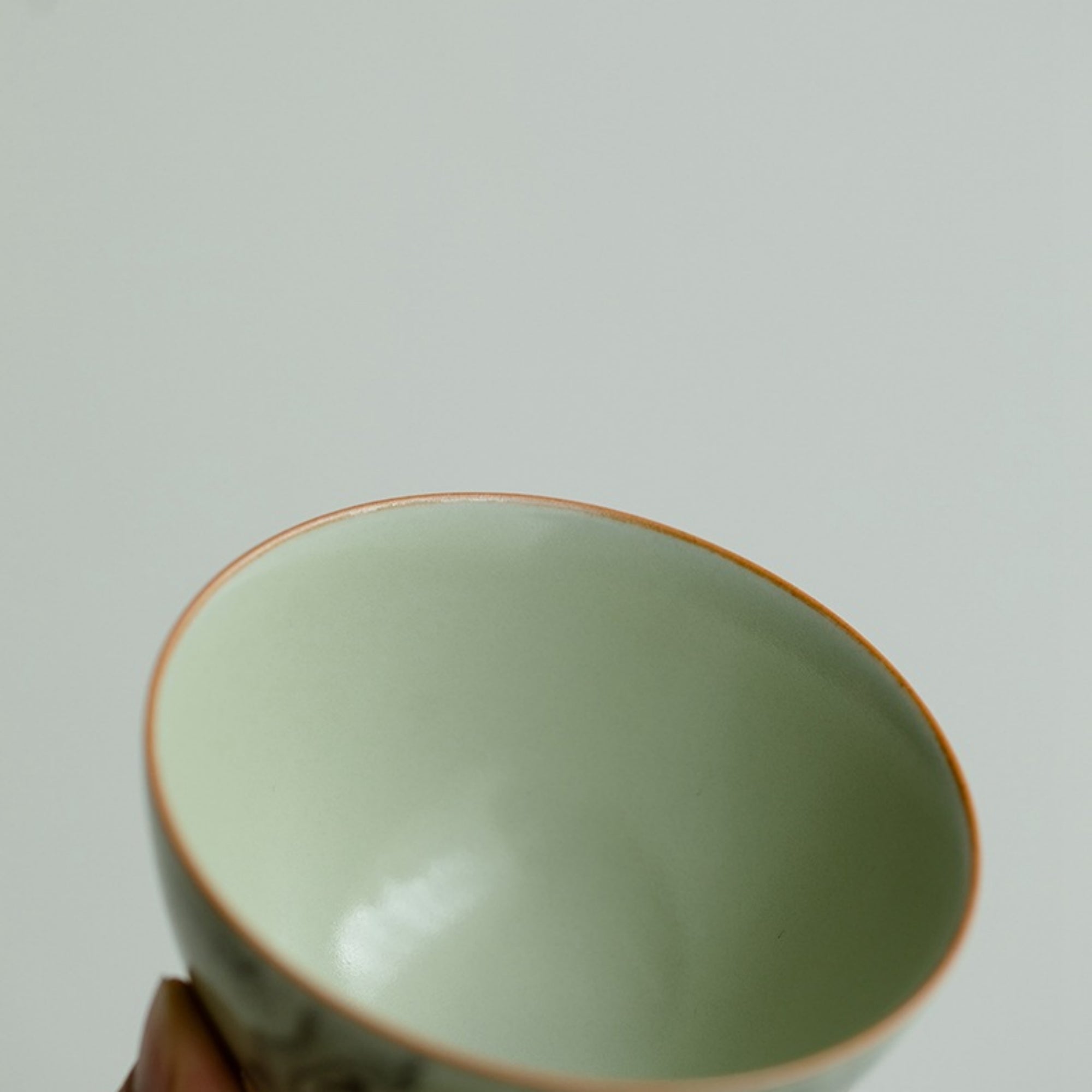 QiLing Aura Ru Kiln Handmade Ceramic Cup