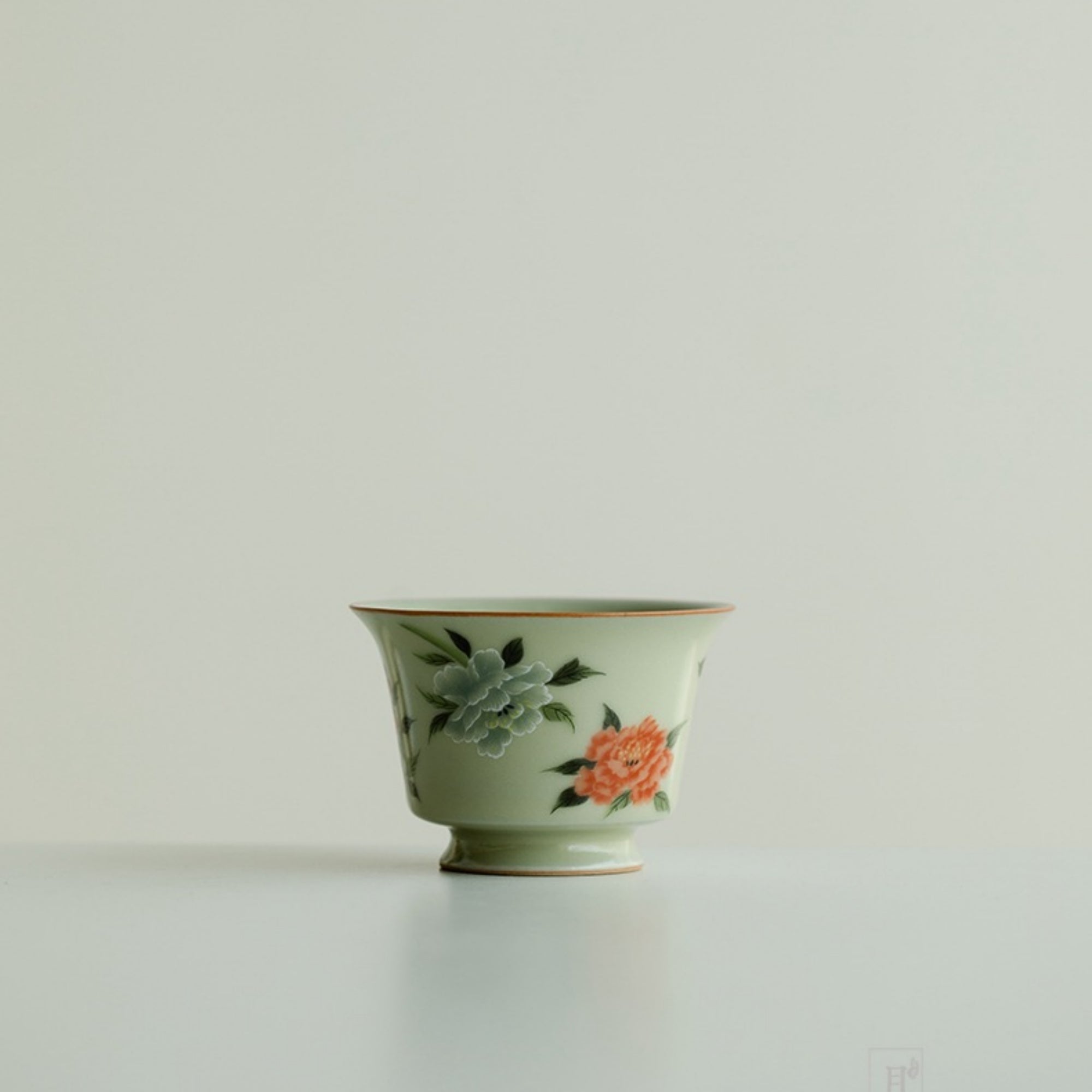 QiLing Aura Ru Kiln Household Tea Cup