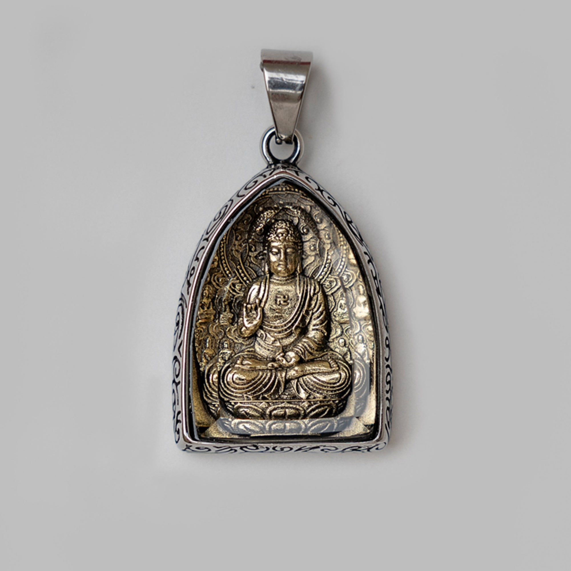 Chinese Zodiac Guardian Buddha Crystal Buddha Pendant