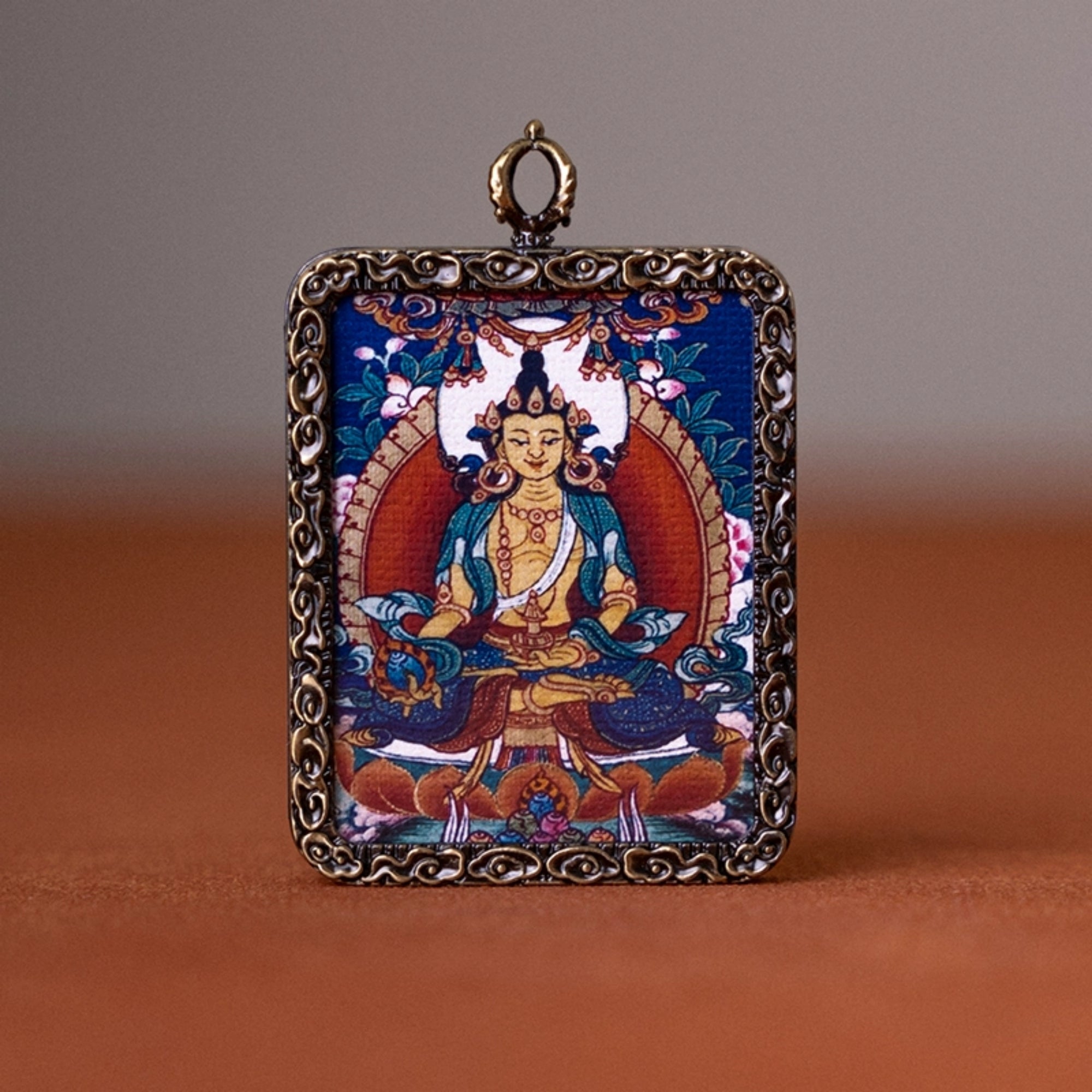 Zakiram Thangka Pendant Necklace