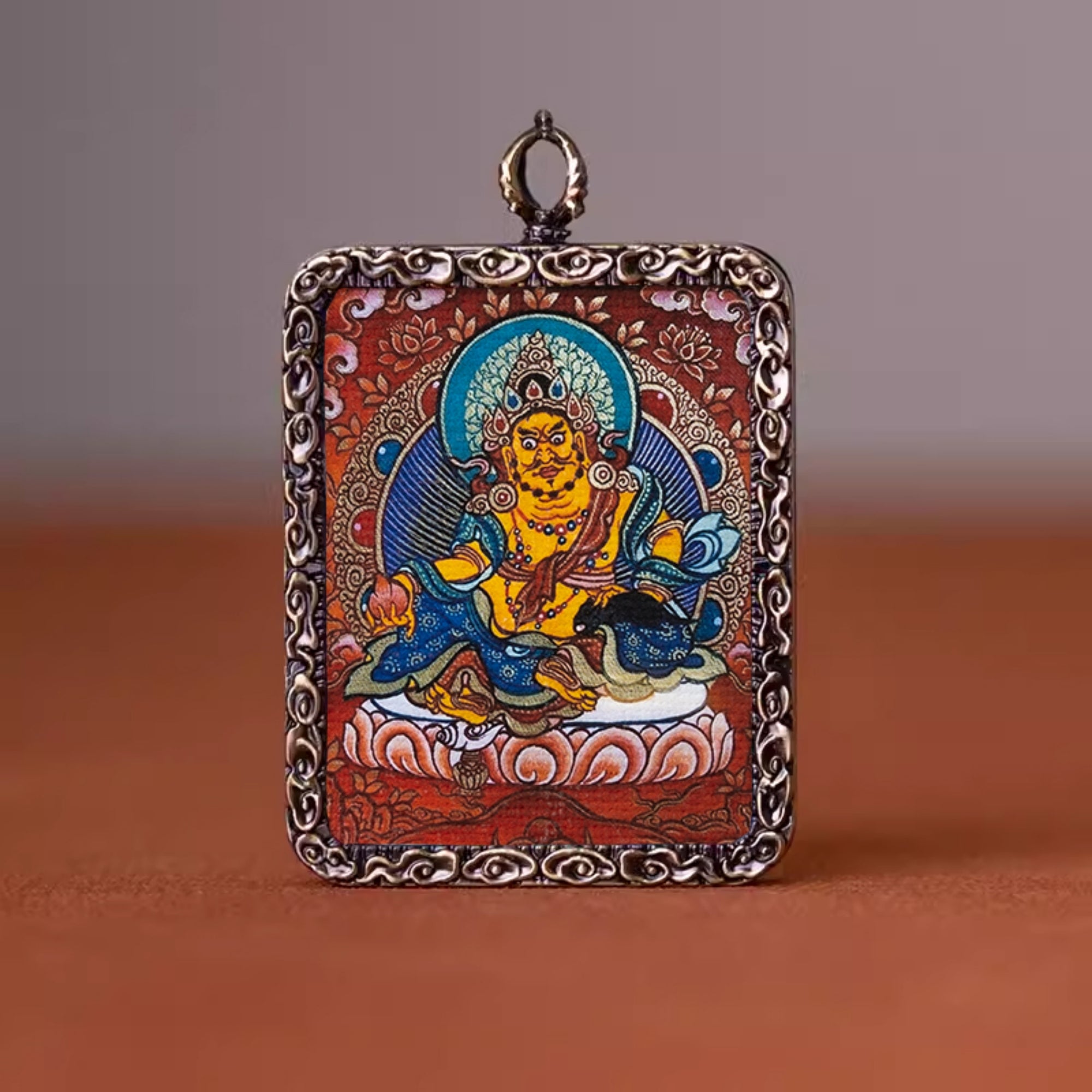 Zakiram Thangka Pendant Necklace