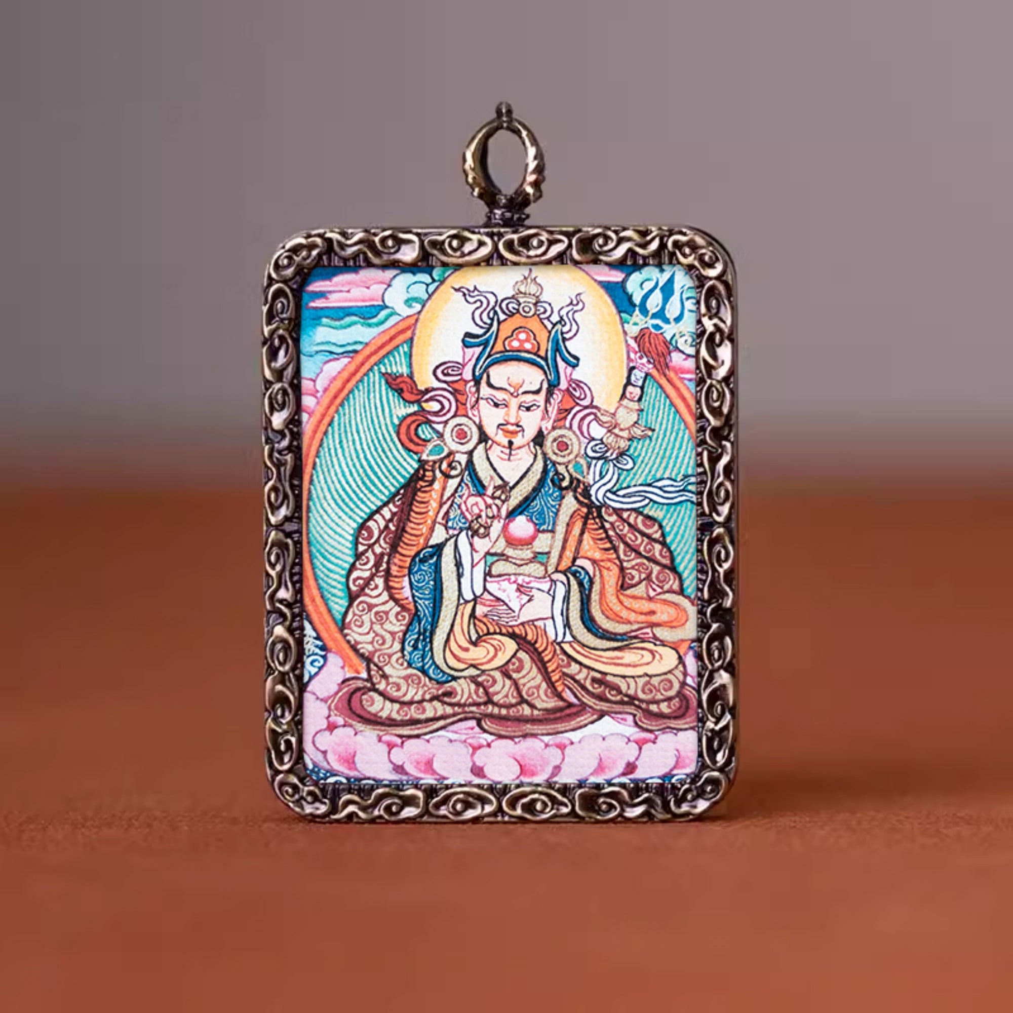 Zakiram Thangka Pendant Necklace