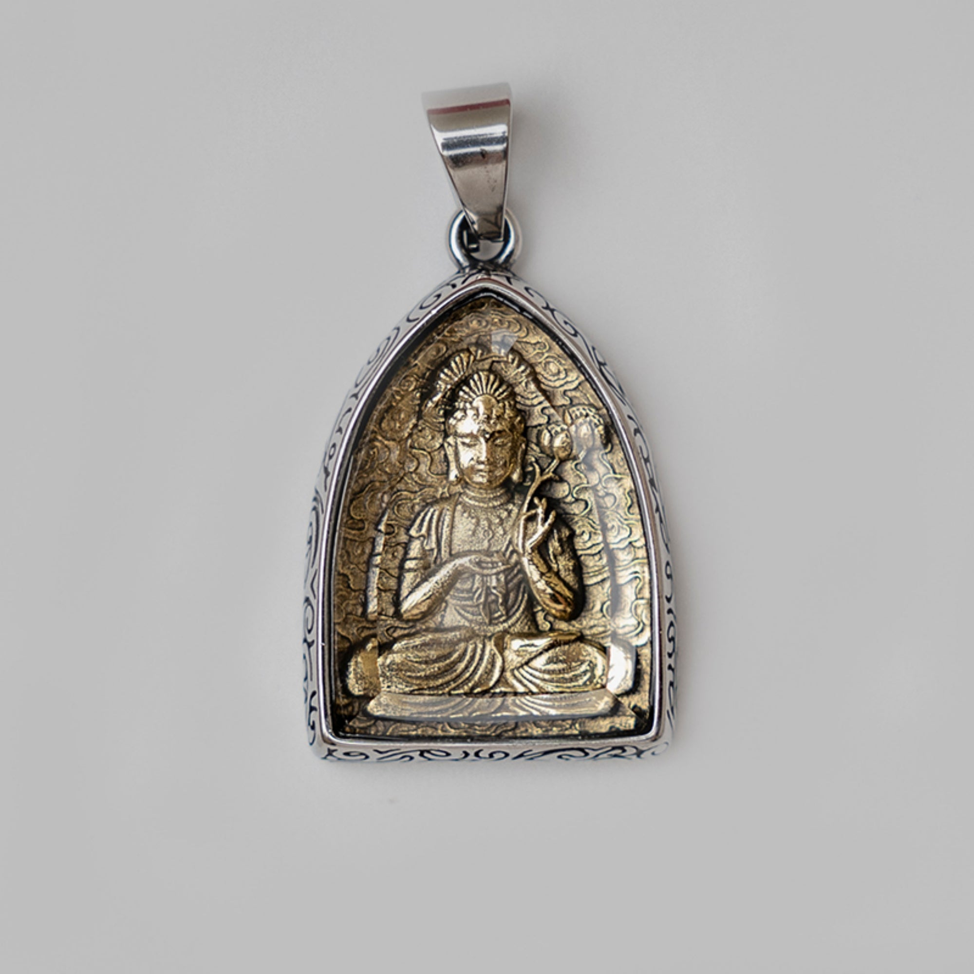 Chinese Zodiac Guardian Buddha Crystal Buddha Pendant