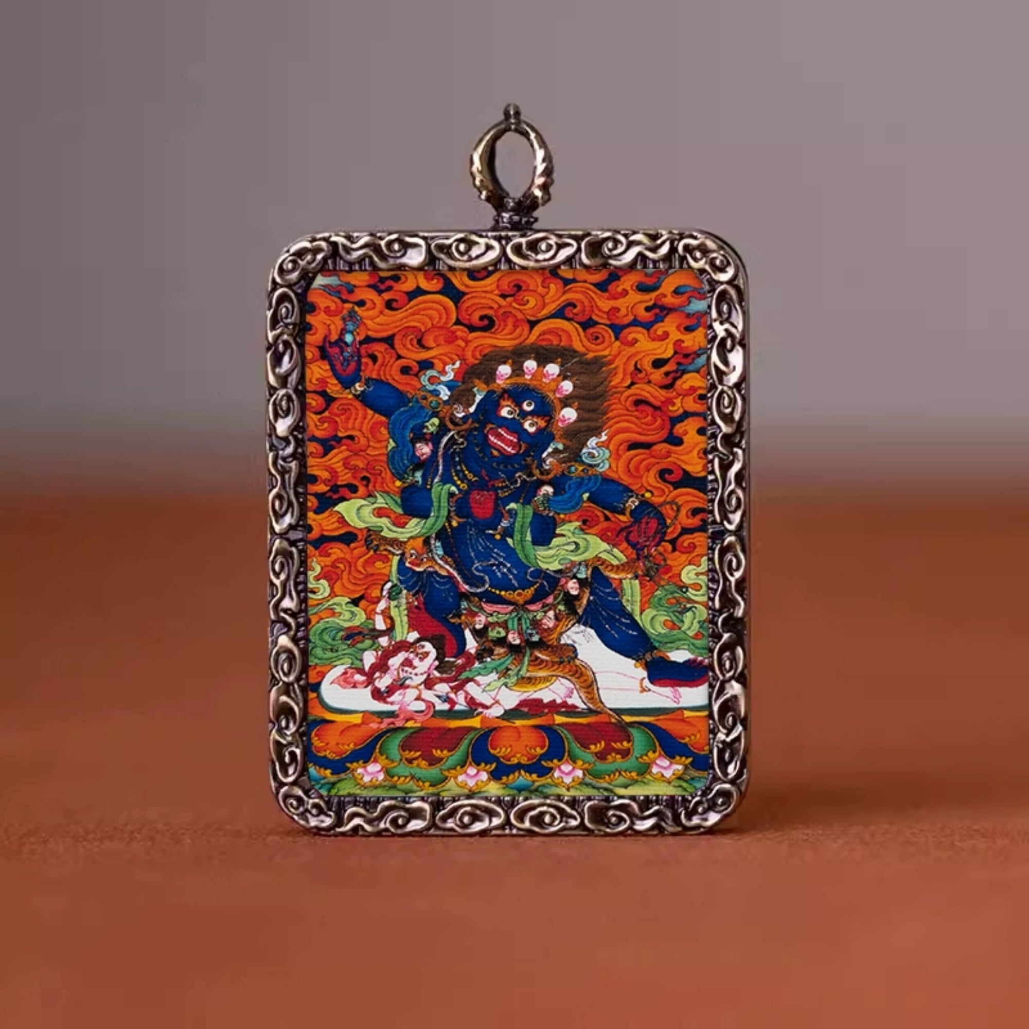 Zakiram Thangka Pendant Necklace