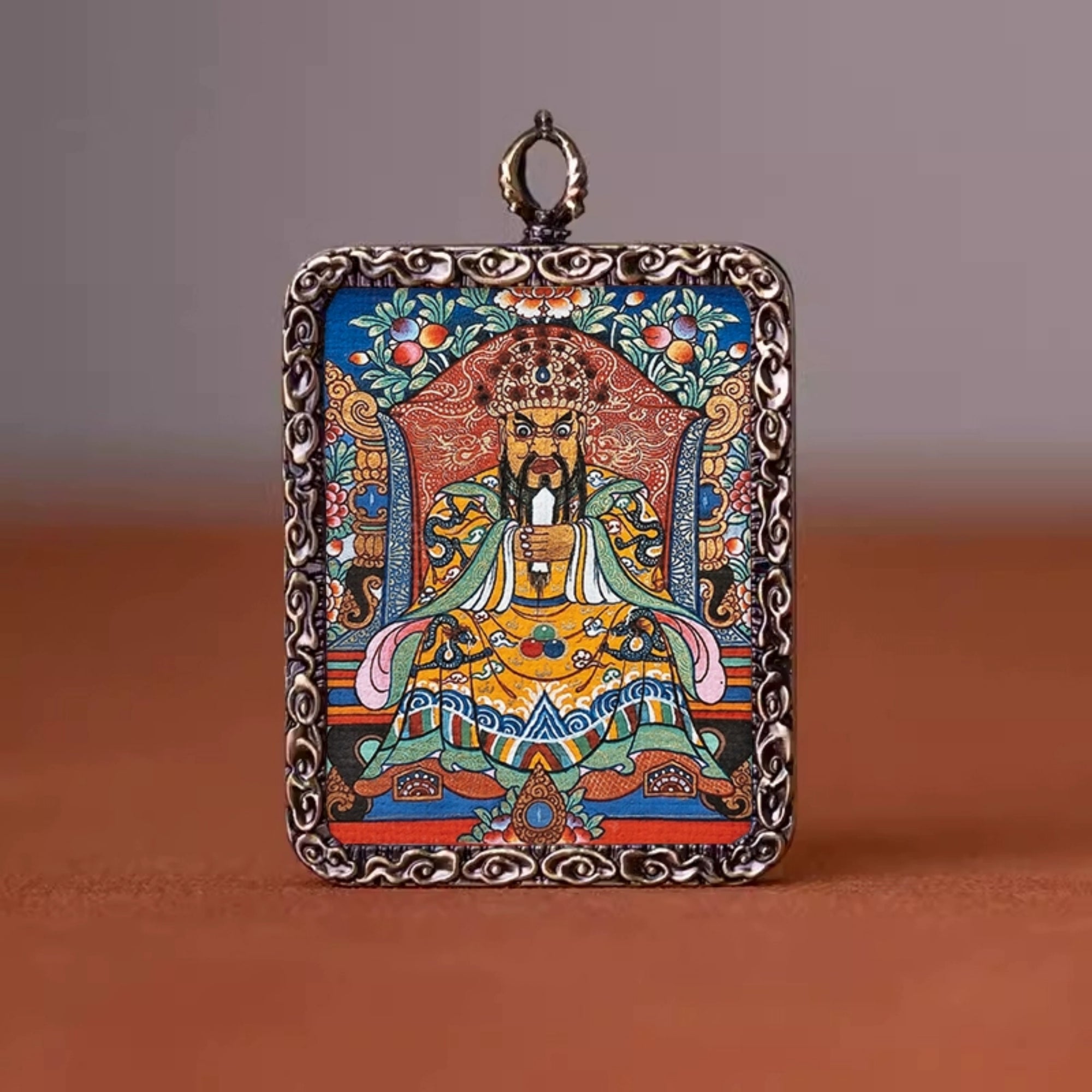 Zakiram Thangka Pendant Necklace