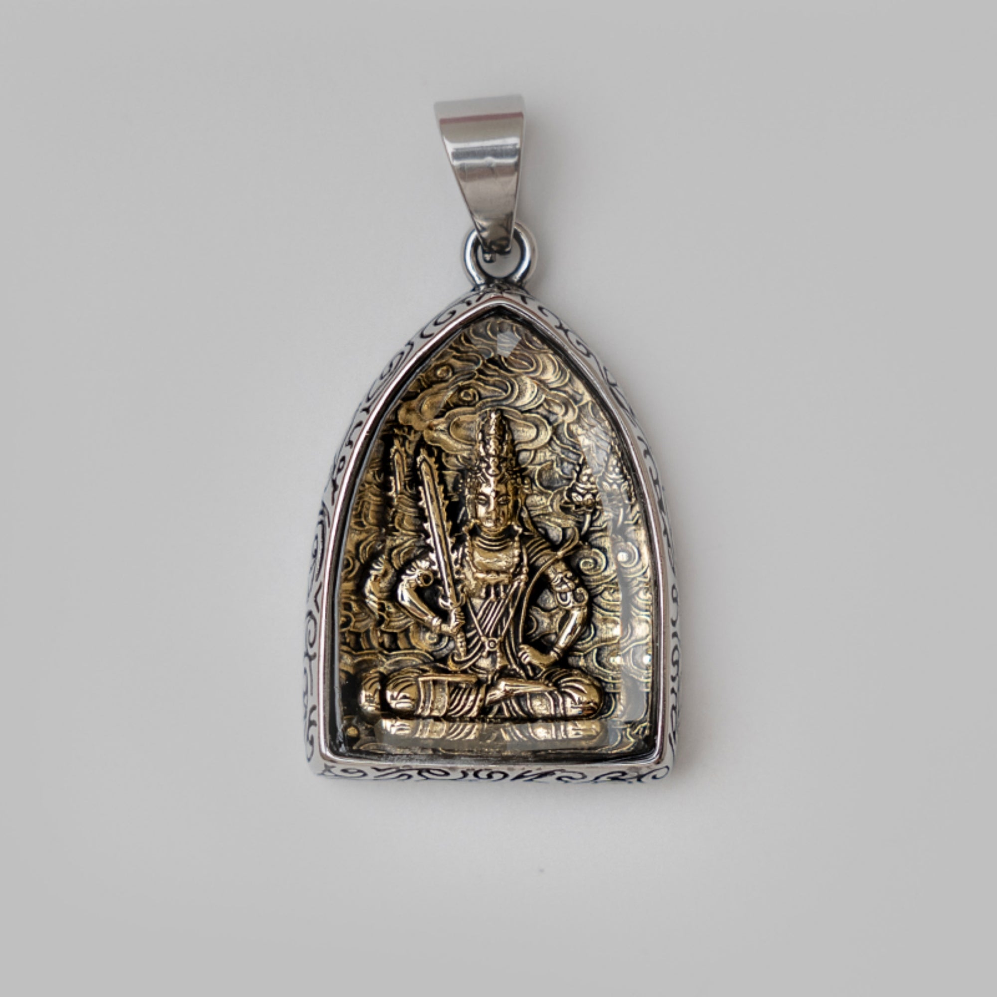 Chinese Zodiac Guardian Buddha Crystal Buddha Pendant