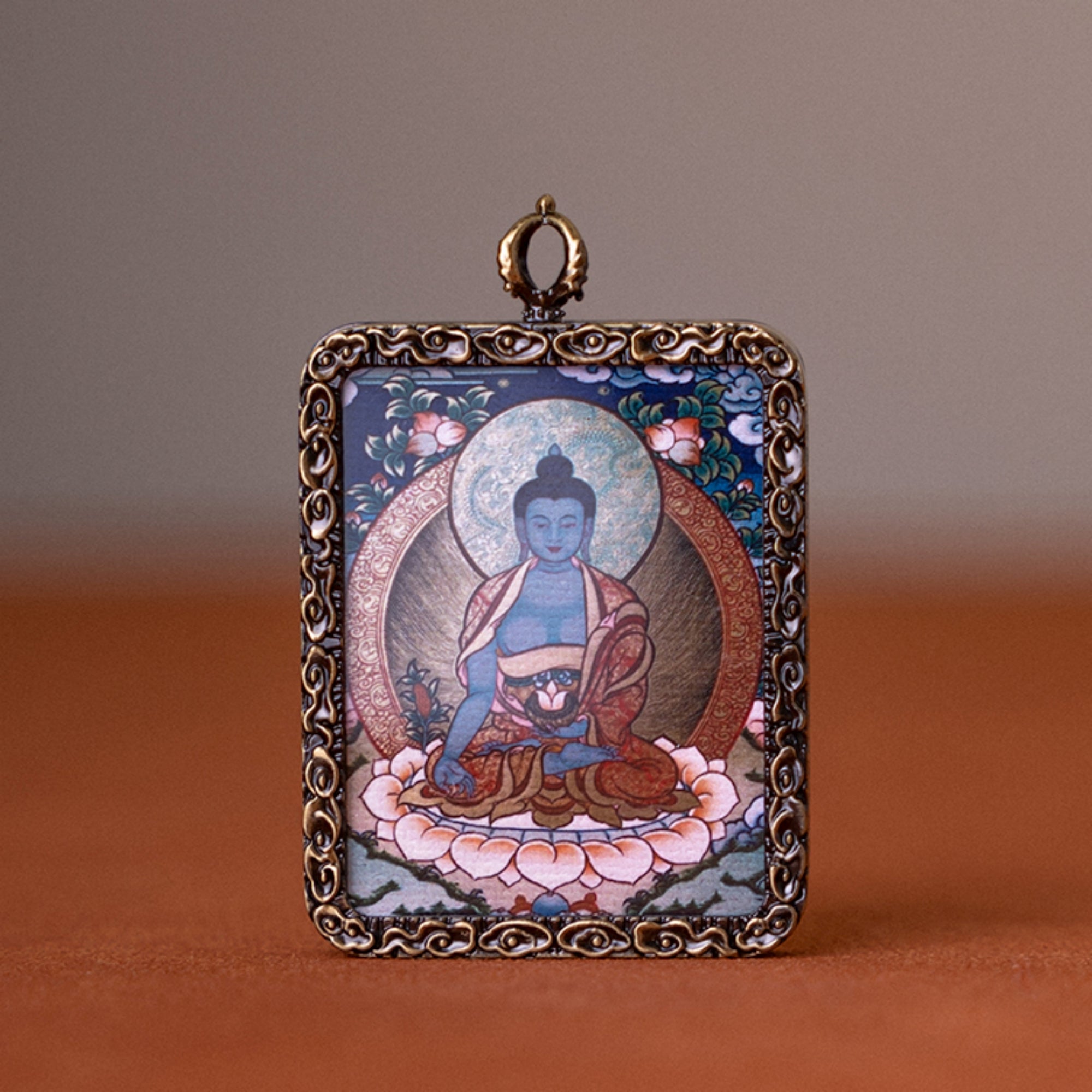 Zakiram Thangka Pendant Necklace